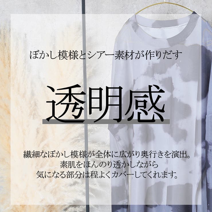 シアートップス 重ね着 レイヤード | CLOVERDEPOT | 詳細画像2 