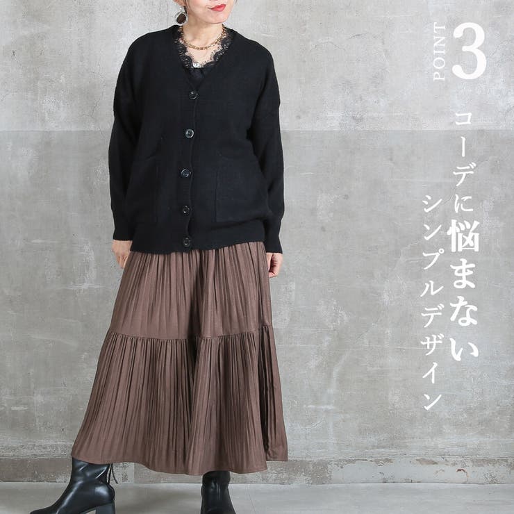 カーディガン レディース Vネック | CLOVERDEPOT | 詳細画像6 