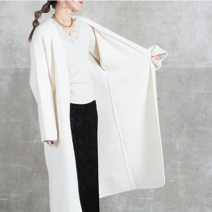 ロングカーデガン レディース ニット | CLOVERDEPOT | 詳細画像15 