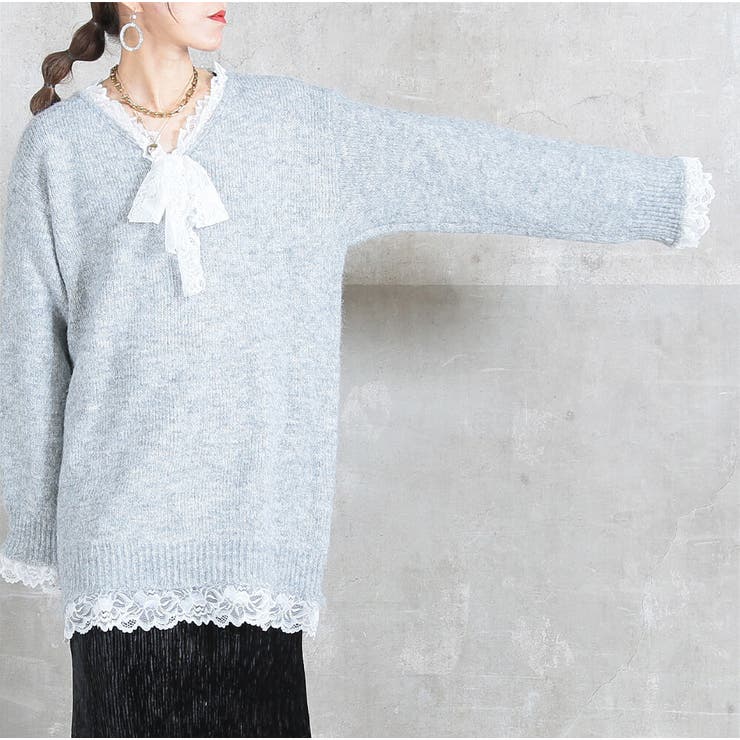 ニット レディース レイヤード風 | CLOVERDEPOT | 詳細画像16 