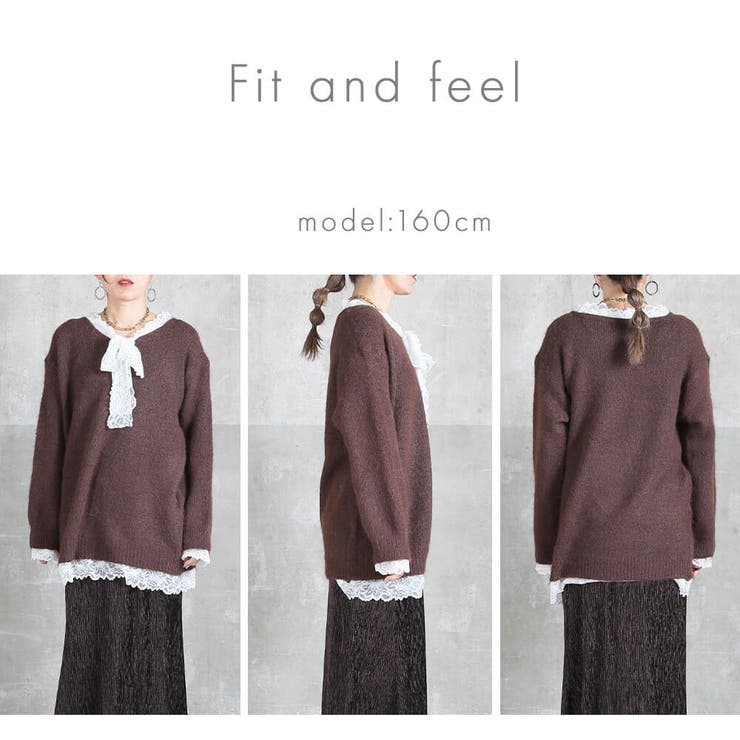 ニット レディース レイヤード風 | CLOVERDEPOT | 詳細画像18 