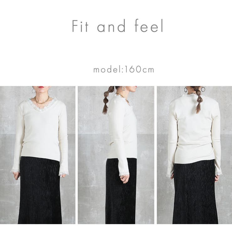 Vネック ニット トップス | CLOVERDEPOT | 詳細画像18 