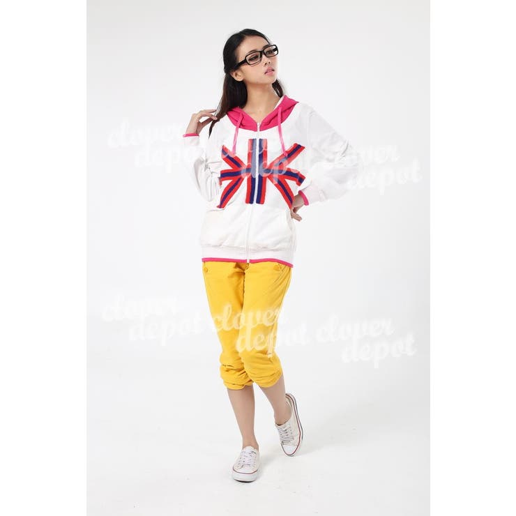 【 新作】もこもこロゴがおしゃれ フード付き | CLOVERDEPOT | 詳細画像5 