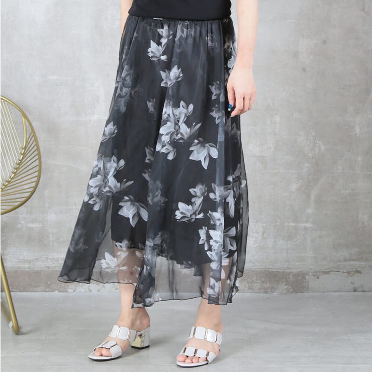 フレアスカート ロング 花柄 | CLOVERDEPOT | 詳細画像11 