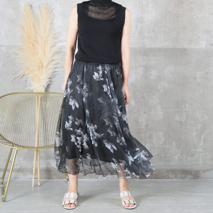 フレアスカート ロング 花柄 | CLOVERDEPOT | 詳細画像12 