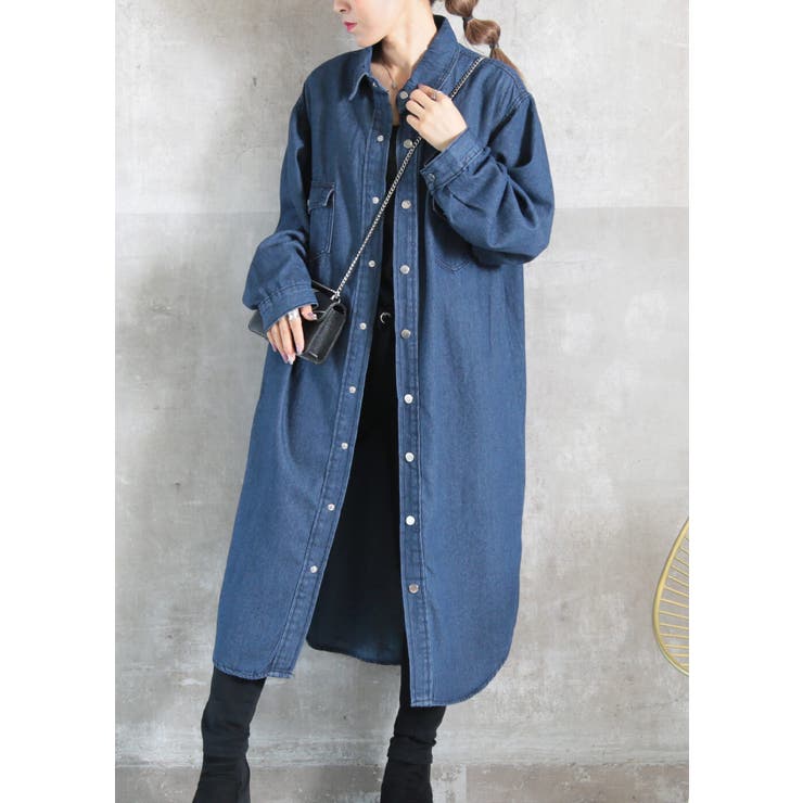 ワンピース デニム ロング[品番：CLVW0008944]｜CLOVERDEPOT