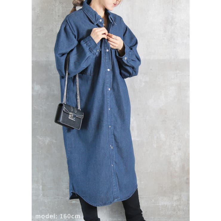 ＜半額クーポンで4290円！＞即納ワンピースデニムロングマキシ長袖レディースシャツワンピースワンピきれいめロングシャツロングワンピースロングワンピ無地マキシワンピースマキシ丈オーバーサイズ大きいサイズ体型カバー秋ゆったり