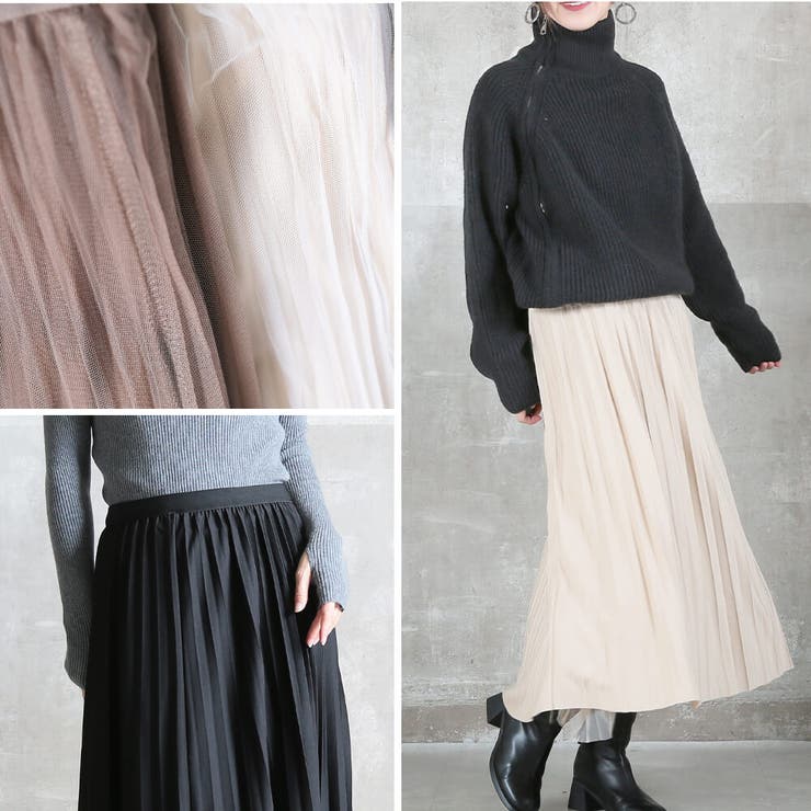 チュールスカート プリーツスカート スカート | CLOVERDEPOT | 詳細画像15 