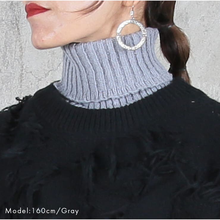 つけ襟 レディース リブニット | CLOVERDEPOT | 詳細画像10 