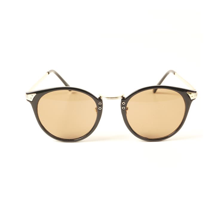 ゴールドアクセントボストン型サングラス(メガネ 眼鏡 アイウェア | coca | 詳細画像4 