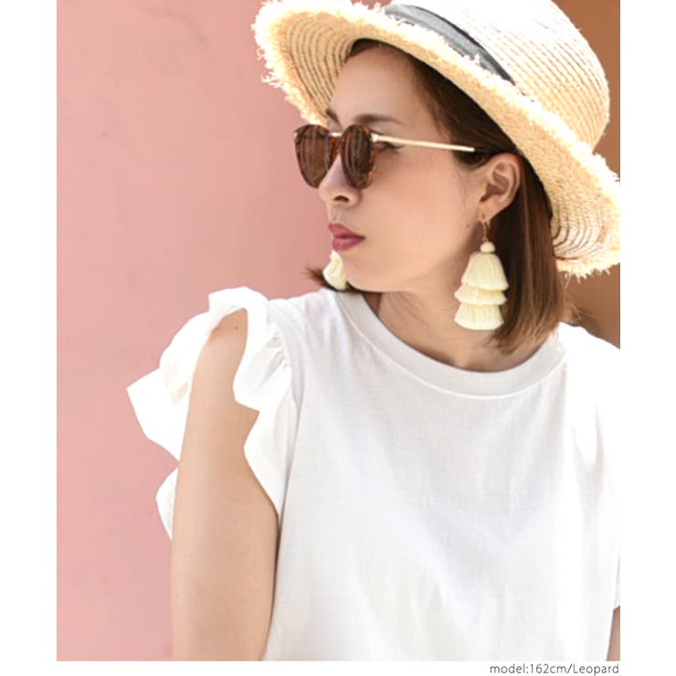 ゴールドアクセントボストン型サングラス(メガネ 眼鏡 アイウェア | coca | 詳細画像10 