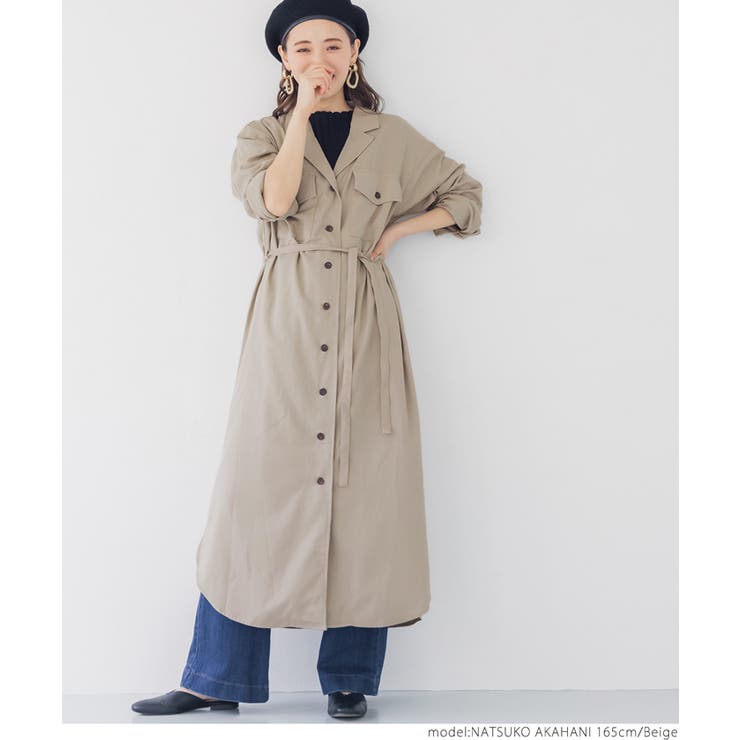 ガウンシャツ レディース ロング丈 品番 Pa Coca コカ のレディースファッション通販 Shoplist ショップリスト