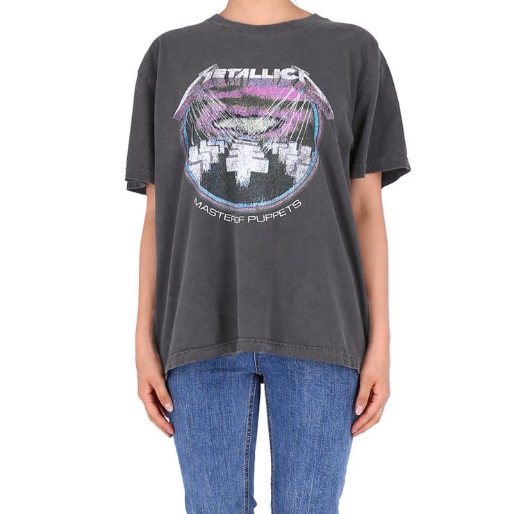 UNUSED × LLICA ヴィンテージ加工Tシャツ Amazon | [against] ロックTシャツ ヴィンテージ加工 Metallica