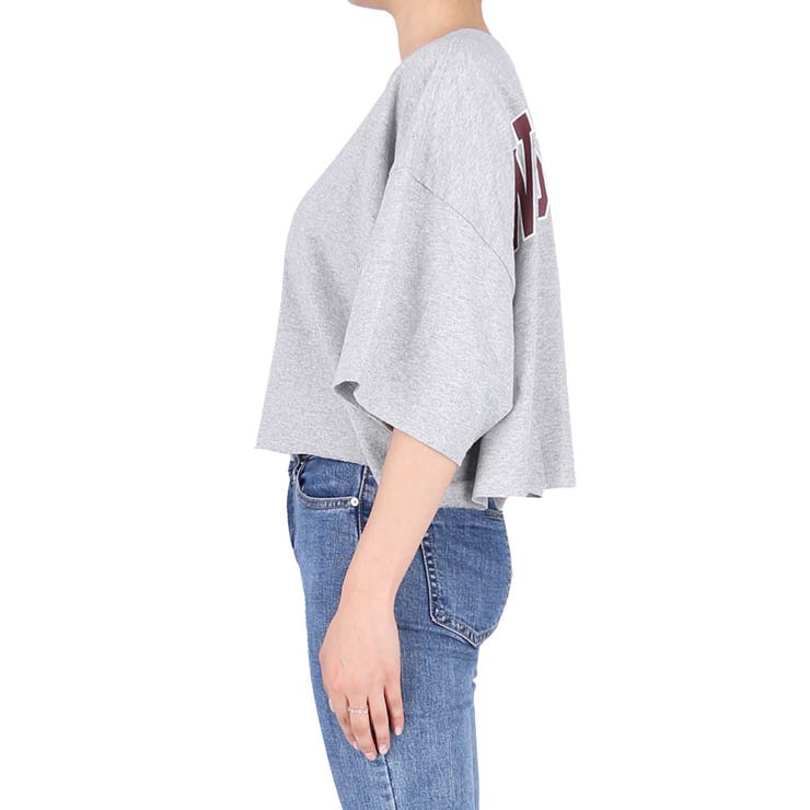 【希少モデル】MM6☆センターロゴTシャツ クロップド丈 ショート丈 筆記体 クロップド MM6 Maison Margiela(エムエムシックス) トップス
