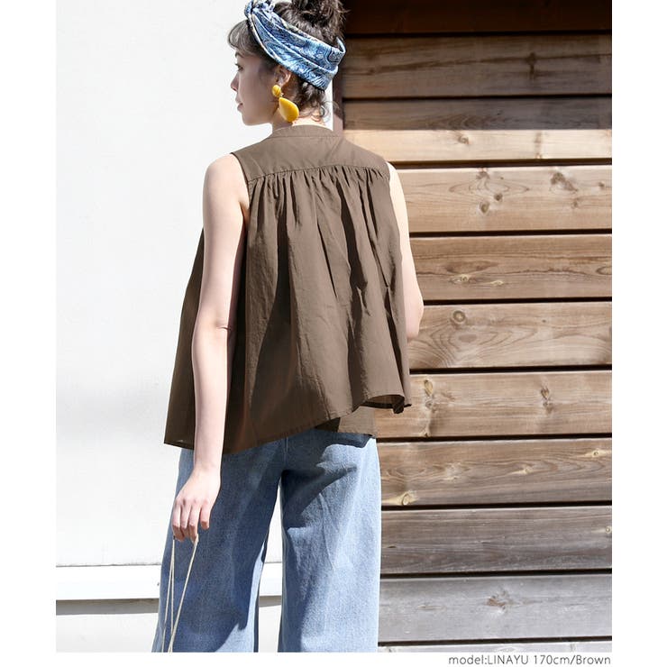 ブラウス レディース ノースリーブ | coca | 詳細画像10 