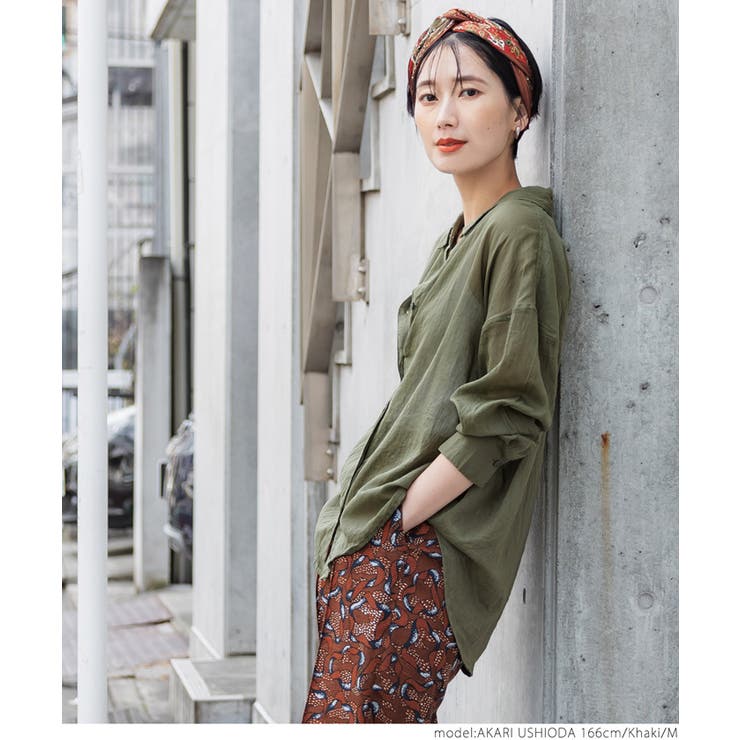 シースルーコットンシャツ | coca | 詳細画像15 