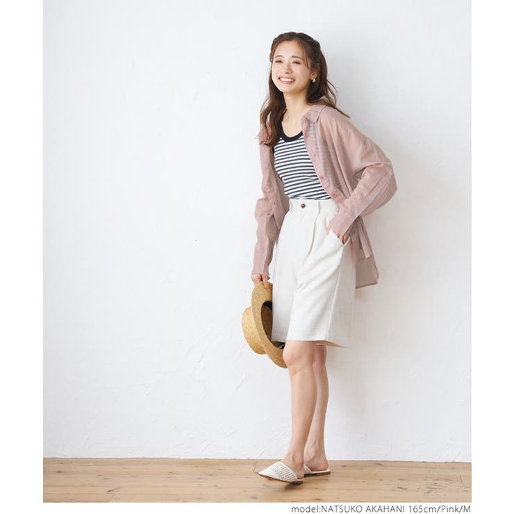 シースルーコットンシャツ | coca | 詳細画像18 