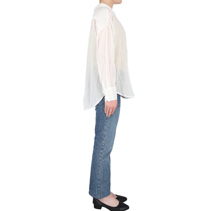 シースルーコットンシャツ | coca | 詳細画像9 