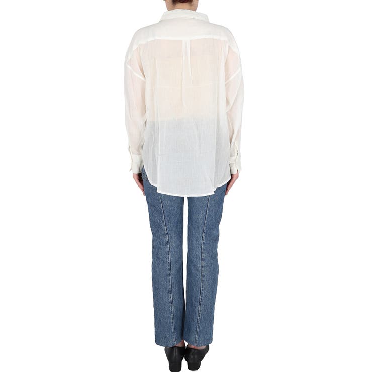 シースルーコットンシャツ | coca | 詳細画像10 