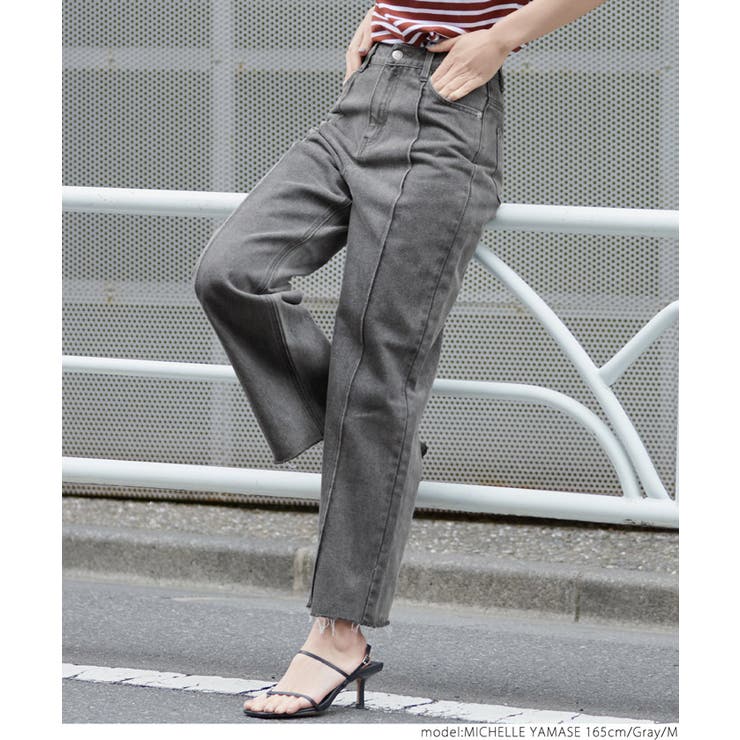 センターシームデニムパンツ[品番：PA000011180]｜coca（コカ 