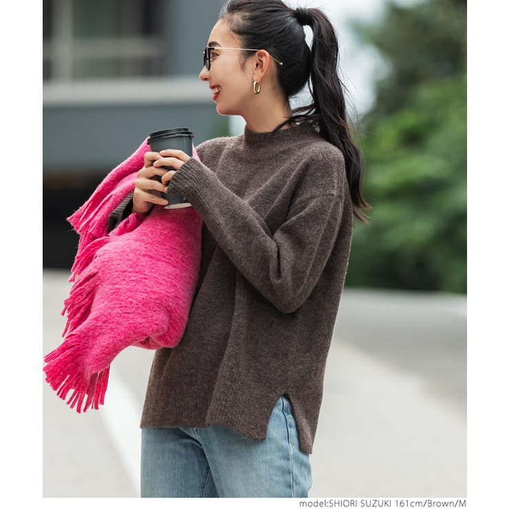 ボトルネックヤク風ニット 品番 Pa Coca コカ のレディースファッション通販 Shoplist ショップリスト