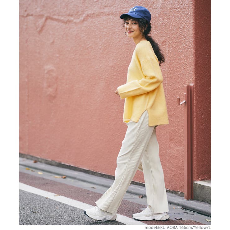 ＼新色登場！／ヤク風クルーネックニットプルオーバー | coca | 詳細画像19 