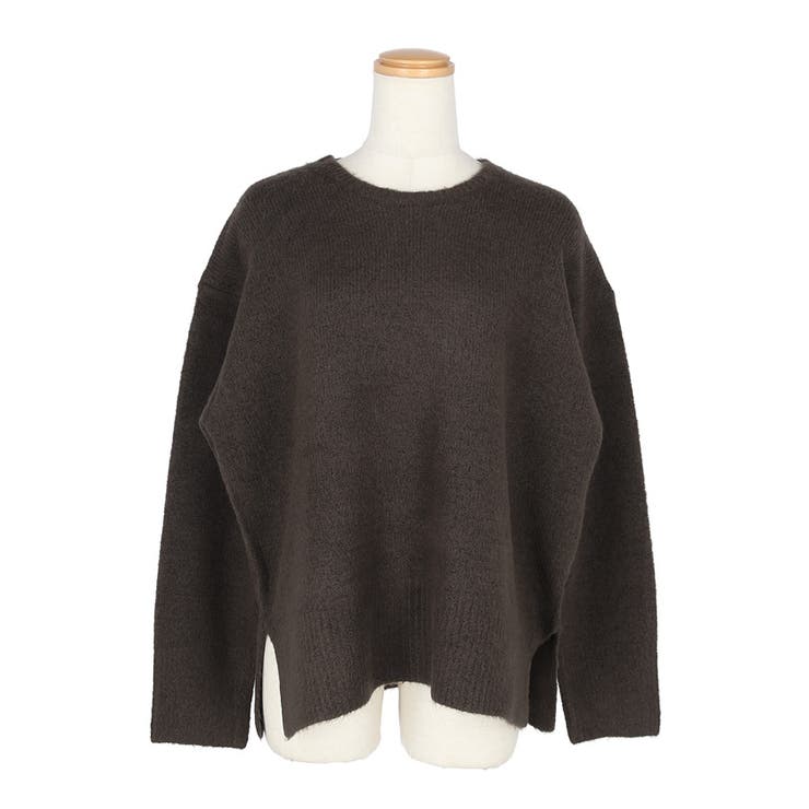 ＼新色登場！／ヤク風クルーネックニットプルオーバー | coca | 詳細画像7 