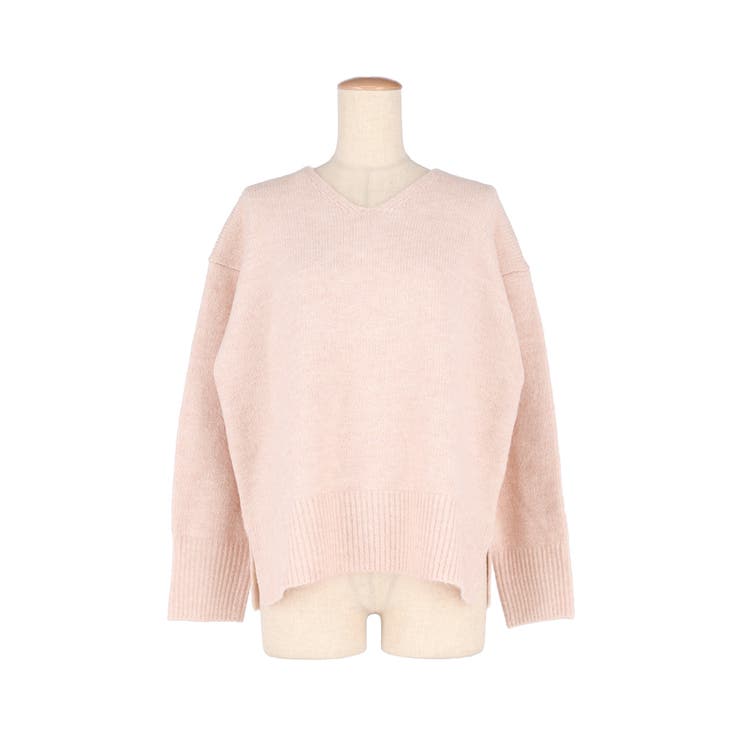 上質さとリラックス感が漂う大人のヤク風Vネックプルオーバーニット | coca | 詳細画像3 