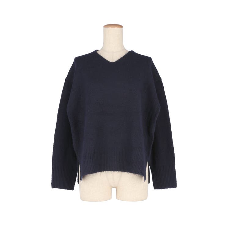 上質さとリラックス感が漂う大人のヤク風Vネックプルオーバーニット | coca | 詳細画像6 