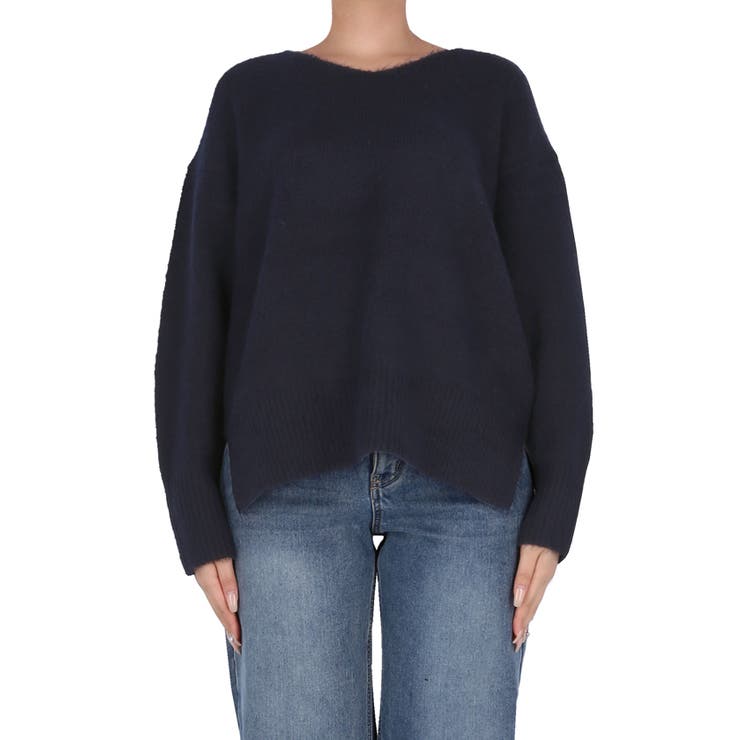 上質さとリラックス感が漂う大人のヤク風Vネックプルオーバーニット | coca | 詳細画像8 