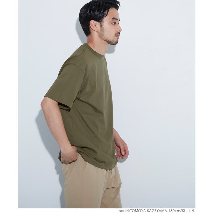 メンズ シルキータッチクルーネックTシャツ | coca | 詳細画像21 