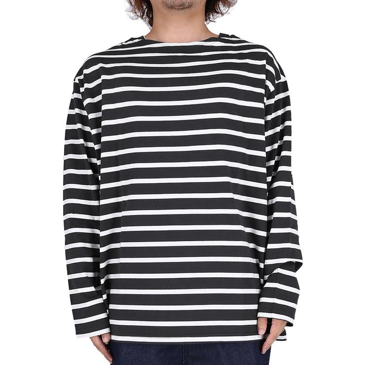 【サイズ36 美品】n.ハリウッド コンパイル　ボードネック ボーダーTシャツ マルチボーダータートルネックTシャツ | ファッション通販サイト