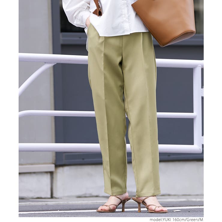 センタープレステーパードパンツ[品番：PA000011860]｜coca