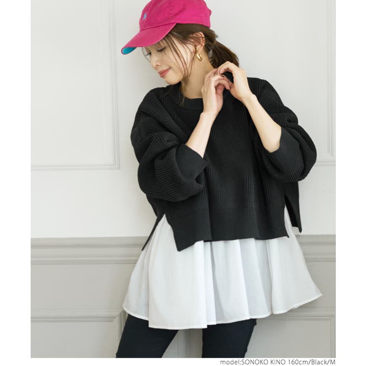 スポンディッシュアンサンブルニット 品番 Pa Coca コカ のレディースファッション通販 Shoplist ショップリスト