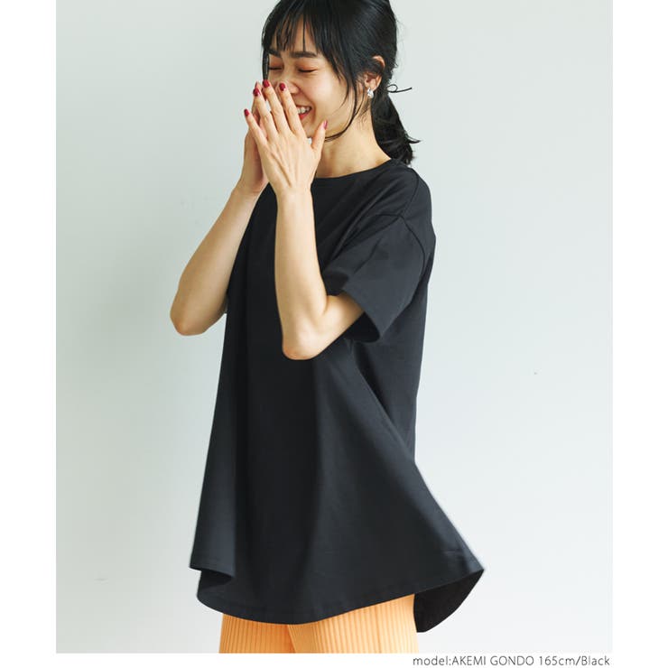 シルキーコットンフレアTシャツ[品番：PA000012734]｜coca（コカ）のレディースファッション通販｜SHOPLIST（ショップリスト）