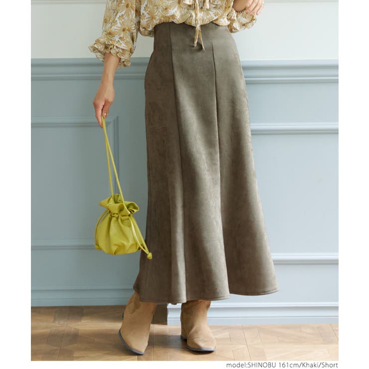 カットスウェードマーメイドスカート | coca | 詳細画像12 