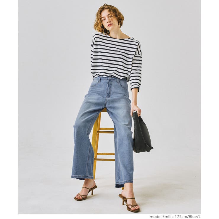 しゃがめるワイドデニム | coca | 詳細画像4 