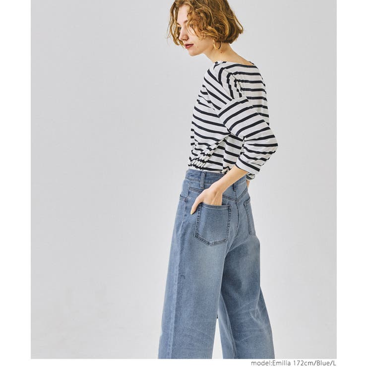 しゃがめるワイドデニム | coca | 詳細画像6 