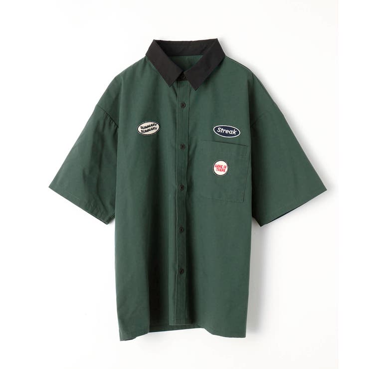 ワッペンクレリックワークシャツ | coca | 詳細画像2 