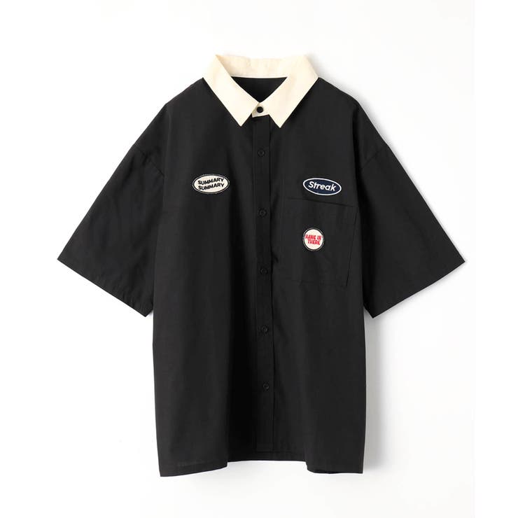 ワッペンクレリックワークシャツ | coca | 詳細画像3 