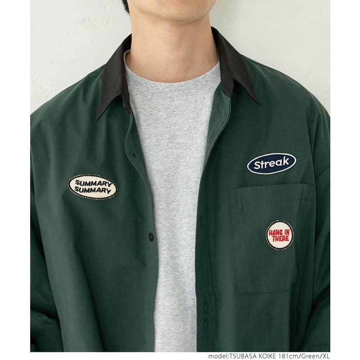 ワッペンクレリックワークシャツ | coca | 詳細画像6 