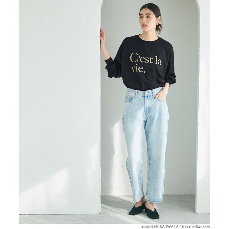 【 】Jeans グラフィック ロゴ コットン Tシャツ♪ セール☆1490円→990円 コットンビッグシルエットロゴTシャツ