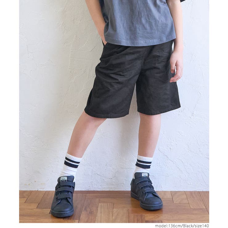 キッズ ボーイズ コットンショートパンツ[品番:PA000015570 キッズ ボーイズ コットンショートパンツ[品番:PA000015570