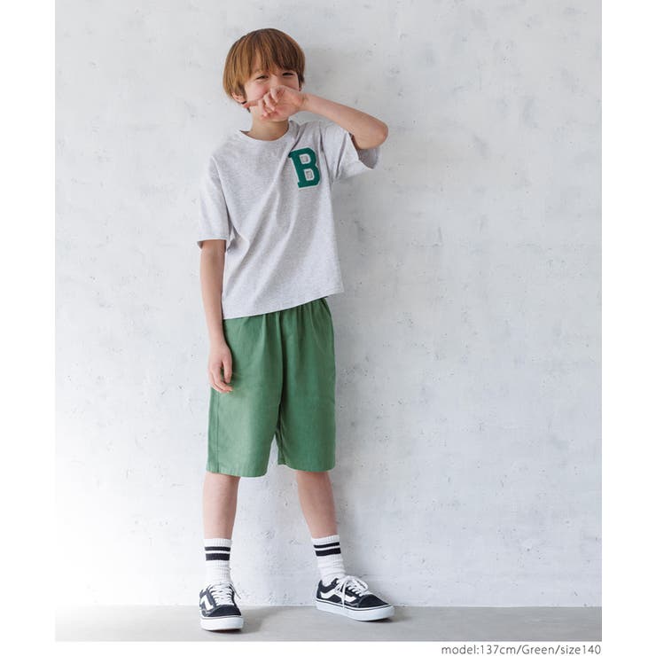 キッズ ボーイズ コットンショートパンツ[品番：PA000015570