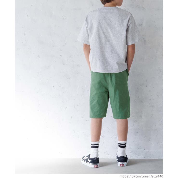 キッズ ボーイズ コットンショートパンツ[品番：PA000015570