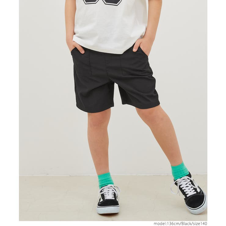 ［Black］ | キッズ ボーイズ サッカーショートパンツ | coca