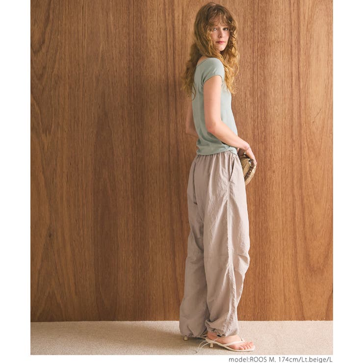 ナイロンパラシュートパンツ | coca | 詳細画像12 