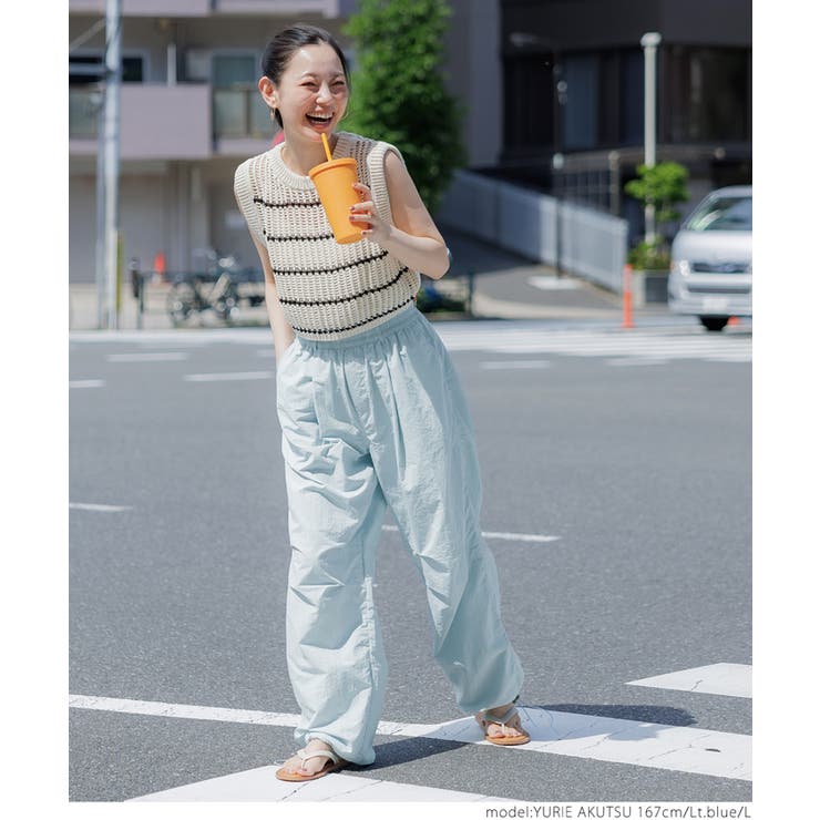 ナイロンパラシュートパンツ | coca | 詳細画像15 