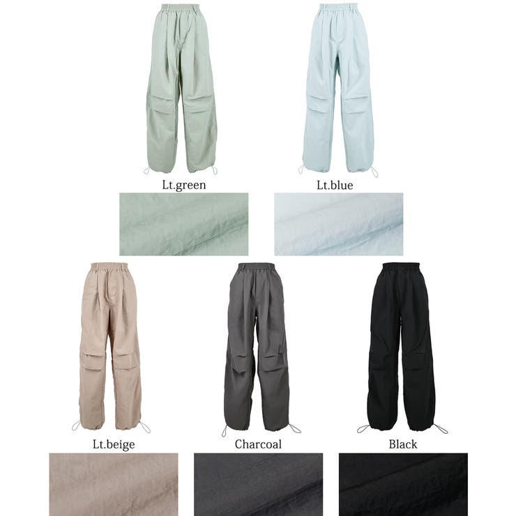 ナイロンパラシュートパンツ[品番：PA000016034]｜coca（コカ）の