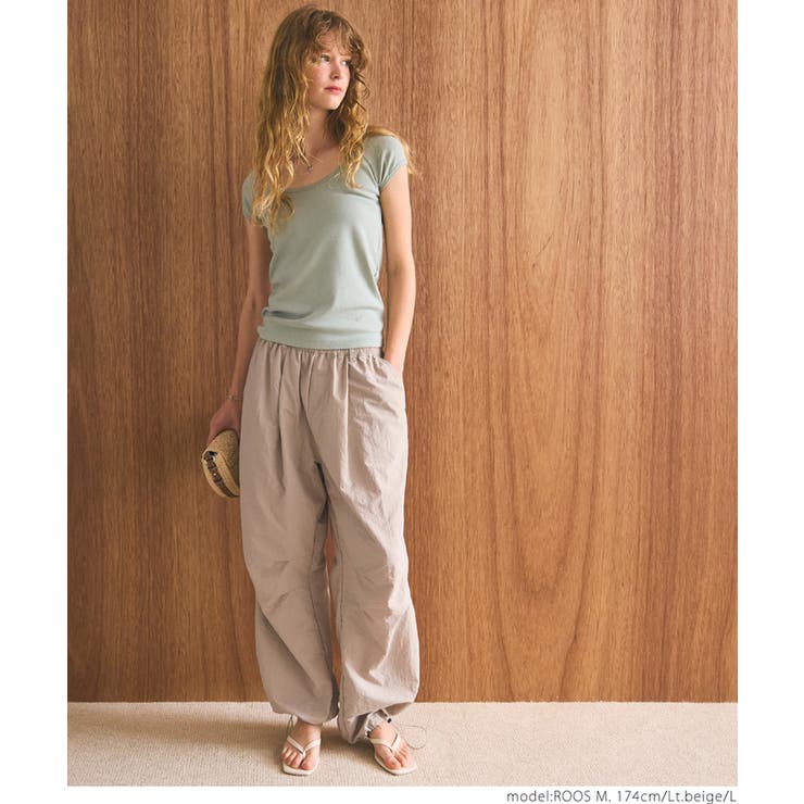 廃盤★vermo nylon pants ナイロンパンツ パラシュートパンツ MAISON CLUB パンツ 「MAISON CLUB」ナイロンワッシャー裏